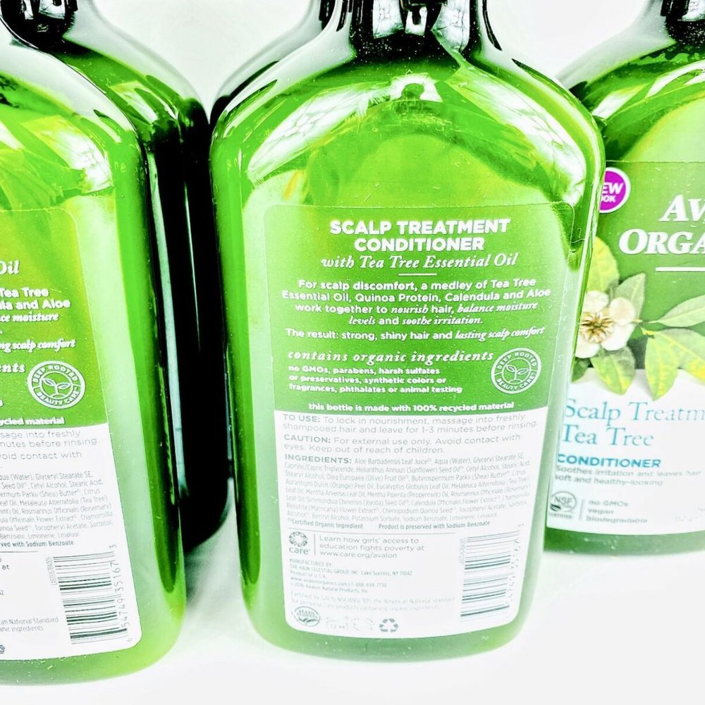 6 Bottles Avalon Organics Tea Tree Conditioner - Picture 3 of 3
